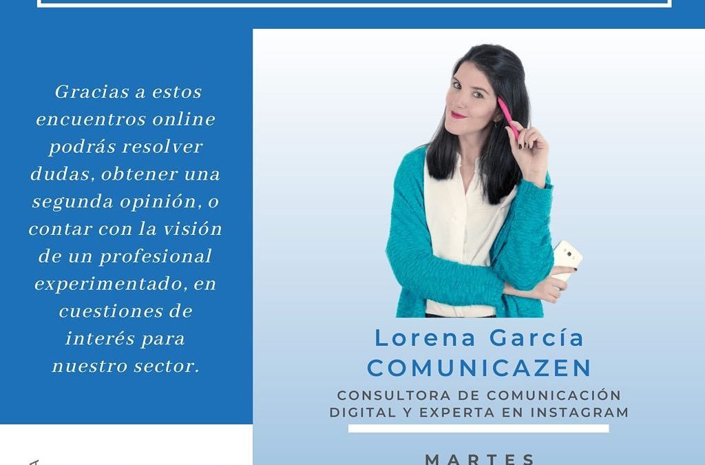 Lorena García, Comunicazen